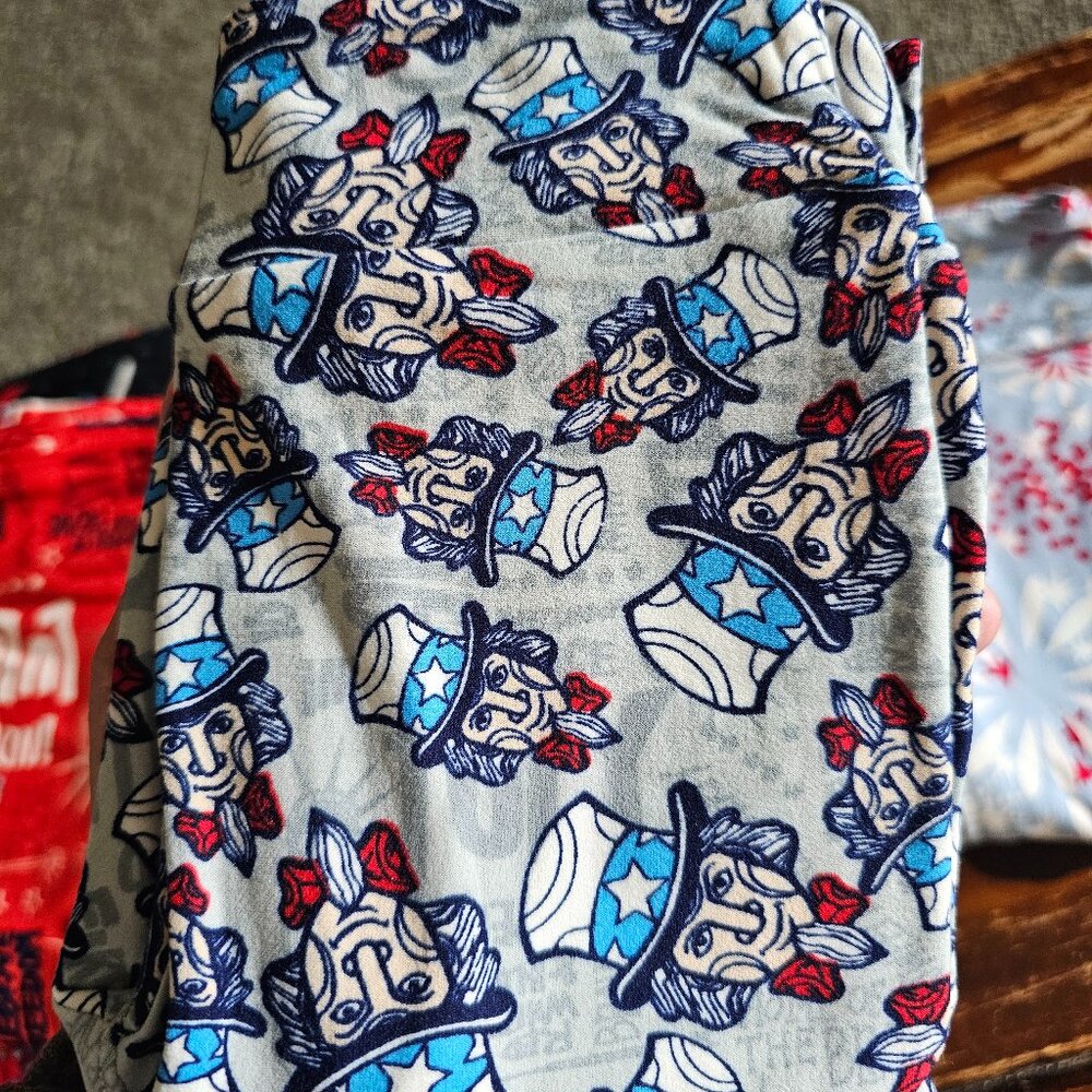 Kids L/XL 4th of July Leggings - LuLaRoe